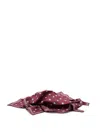 Brunello Cucinelli Men Pocket Square In Burgundy