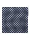 Brunello Cucinelli Geometric-pattern Silk Scarf In Blue