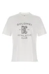 Brunello Cucinelli Crew Neck Graphic Print Short Sleeves T-shirt In White