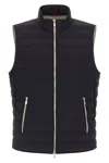 Brunello Cucinelli Quilted High-neck Gilet In Black
