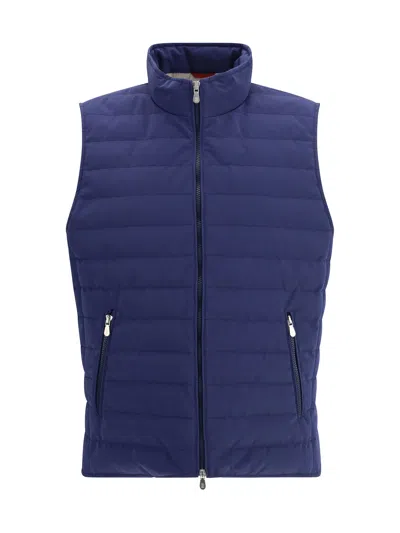 BRUNELLO CUCINELLI BRUNELLO CUCINELLI MEN QUILTED VEST JACKET
