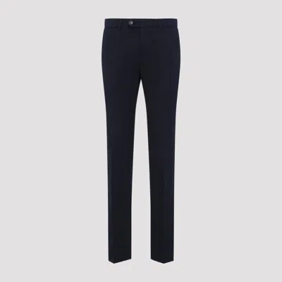 Brunello Cucinelli Men's Regular & Straight-leg Cotton Pants In Blue
