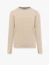Brunello Cucinelli Men Regular Fit Cashmere Sweater In Neutral