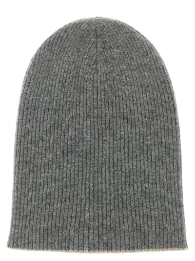 BRUNELLO CUCINELLI BRUNELLO CUCINELLI MEN REVERSIBLE BEANIE