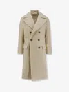 Brunello Cucinelli One-and-a-half Style Cashmere Wide Corduroy Coat In Multi