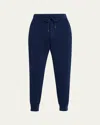 Brunello Cucinelli Men's Ribbed Cotton Sweatpants In Galaxy