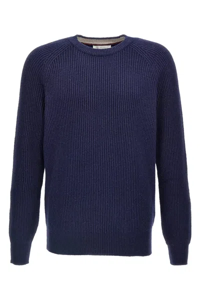 BRUNELLO CUCINELLI BRUNELLO CUCINELLI MEN RIBBED SWEATER
