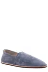 Brunello Cucinelli Men's Round Toe Espadrilles In Blue In Blue