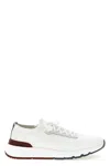 Brunello Cucinelli Running Sock Sneakers In White