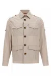 Brunello Cucinelli Ter-repellent Cotton-blend Safari Jacket