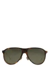 Brunello Cucinelli Men's Sartorial Sunset Acetate And Titanium Sunglasses With Polarised Lenses In Dark Green