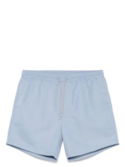 Brunello Cucinelli Logo-embroidered Swim Shorts In Multicolor