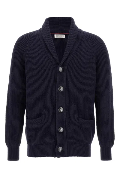 BRUNELLO CUCINELLI BRUNELLO CUCINELLI MEN SHAWL NECK CARDIGAN