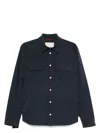 Brunello Cucinelli Logo-buttons Jacket In Blue