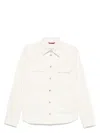 Brunello Cucinelli Men Shirt Jacket In White