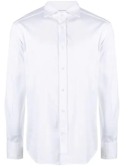 Brunello Cucinelli Men Shirt In Multicolor