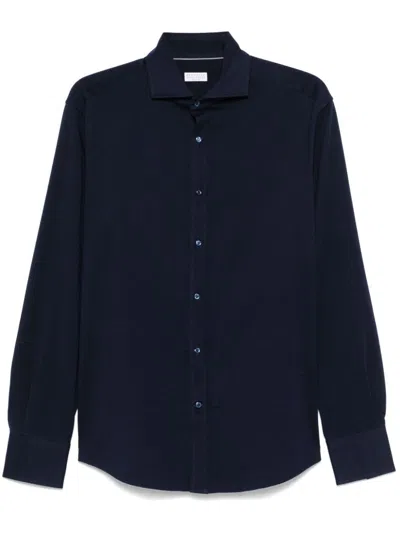 Brunello Cucinelli Men Shirt In Multicolor