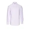 Brunello Cucinelli Striped Shirt With Long Sleeves And Regular Collar In White