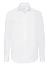 Brunello Cucinelli Cotton Shirt In White