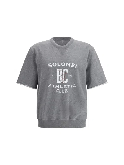BRUNELLO CUCINELLI BRUNELLO CUCINELLI MEN SHORT-SLEEVE SWEATSHIRT