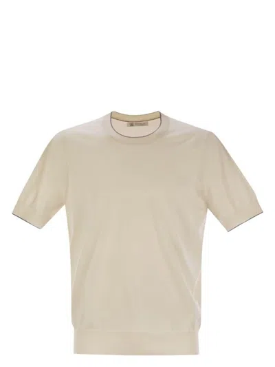 BRUNELLO CUCINELLI MEN'S SHORT-SLEEVED COTTON JERSEY