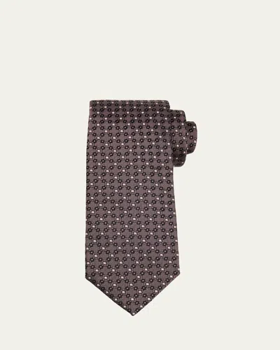 Brunello Cucinelli Men's Silk And Cotton Jacquard Tie