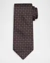 Brunello Cucinelli Men's Silk And Cotton Jacquard Tie