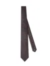 Brunello Cucinelli Necktie With Jacquard Pattern In Brown