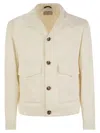 Brunello Cucinelli Silk Outerwear With Patch Pockets For Men