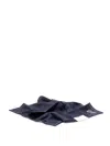 Brunello Cucinelli Men Silk Pocket Square In Blue