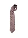 Brunello Cucinelli Men Silk Tie With Pattern In Multi