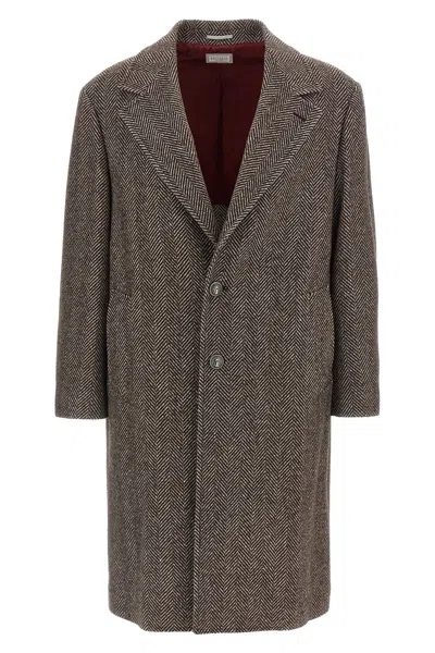 BRUNELLO CUCINELLI BRUNELLO CUCINELLI MEN SINGLE-BREASTED CASHMERE COAT