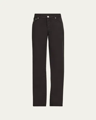 BRUNELLO CUCINELLI MEN'S SLIM FIVE-POCKET PANTS