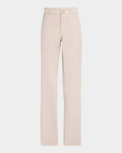 Brunello Cucinelli Men's Slim Five-pocket Pants In Jut