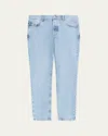 Brunello Cucinelli Men's Slim Light-wash Denim Jeans In Blue