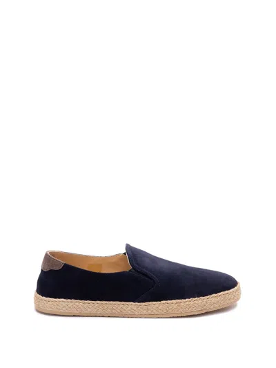 Brunello Cucinelli Men Slip-ons With Rope Insert In Multicolor