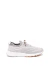 Brunello Cucinelli Knit Low-top Fabric Sneakers
