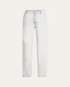 Brunello Cucinelli Men's Straight-fit Light Wash Jeans In Lightest Denim