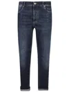 Brunello Cucinelli Men Straight-leg Jeans In Blue