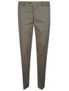 Brunello Cucinelli Straight-leg Trousers With Front And Back Pockets In Green