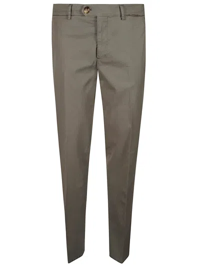 Brunello Cucinelli Men Straight-leg Trousers In Green