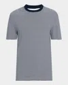 Brunello Cucinelli Men's Stripe Short-sleeve T-shirt