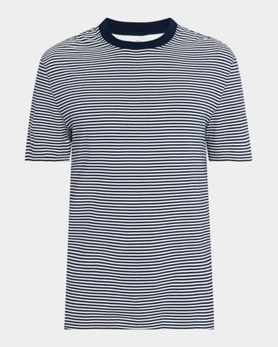 Brunello Cucinelli Men's Stripe Short-sleeve T-shirt