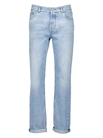 Brunello Cucinelli Men's Stylish And Versatile Trousers In Yellow