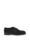 Brunello Cucinelli Almond Toe Lace-up Shoes In Black
