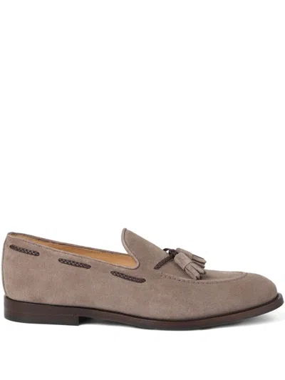 BRUNELLO CUCINELLI BRUNELLO CUCINELLI MEN SUEDE LOAFERS