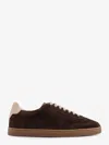 Brunello Cucinelli Men Suede Leather Sneakers In Brown
