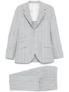 Brunello Cucinelli Single-breasted Blazer In Multicolor