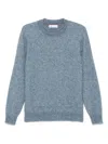 Brunello Cucinelli Crew-neck Sweater In Blue
