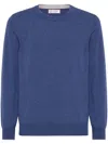 Brunello Cucinelli Crewneck Knitted Jumper In Multi